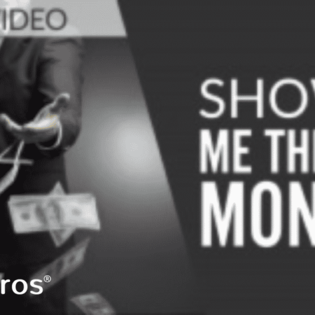 Man in a suit throwing money