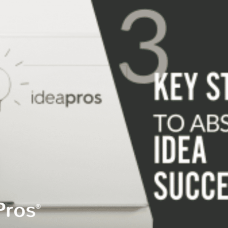 Man standing with his hand up to his chin next to a whiteboard with the IdeaPros logo
